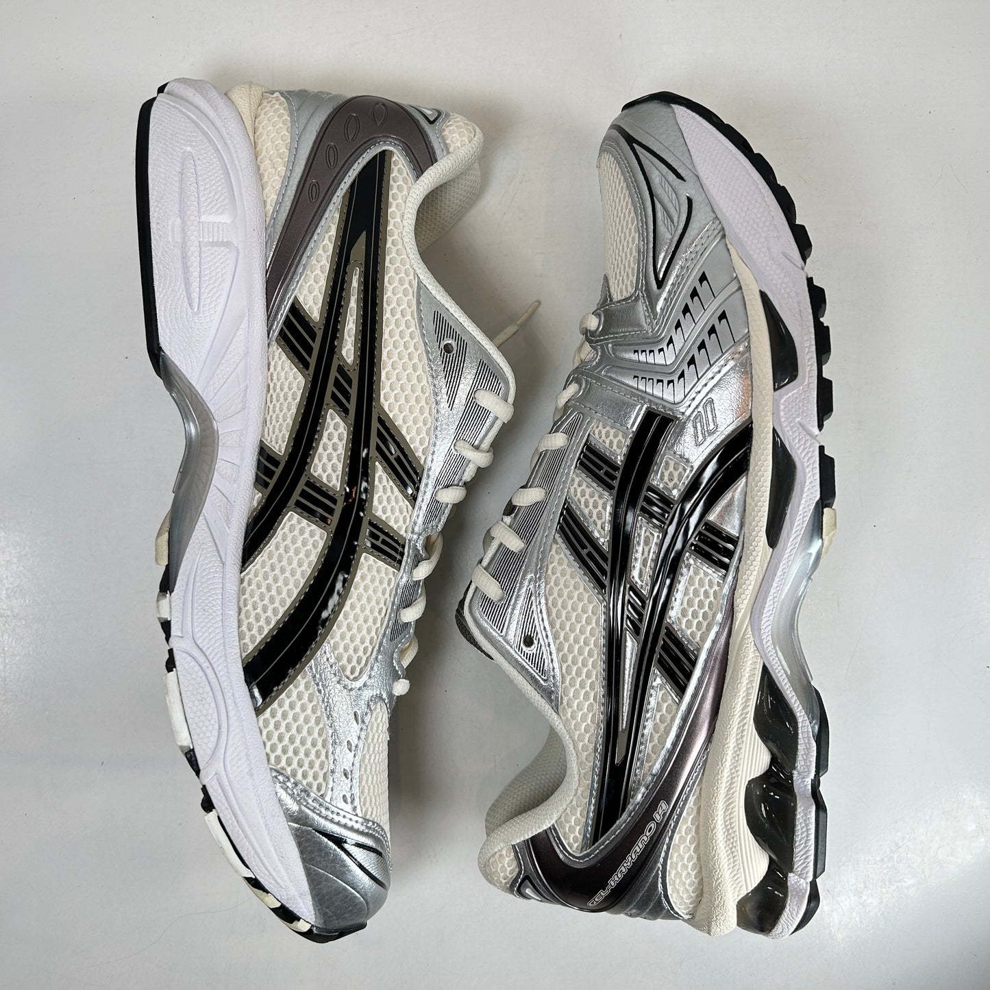 1201A019 108 ASICS Gel-Kayano 14 Cream Black Metallic Plum [USED] - 11.5 M (Used2)