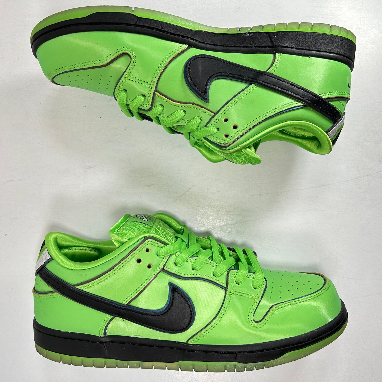 FZ8319 300 Nike SB Dunk Low The Powerpuff Girls Buttercup [USED] - 10 M (Used)