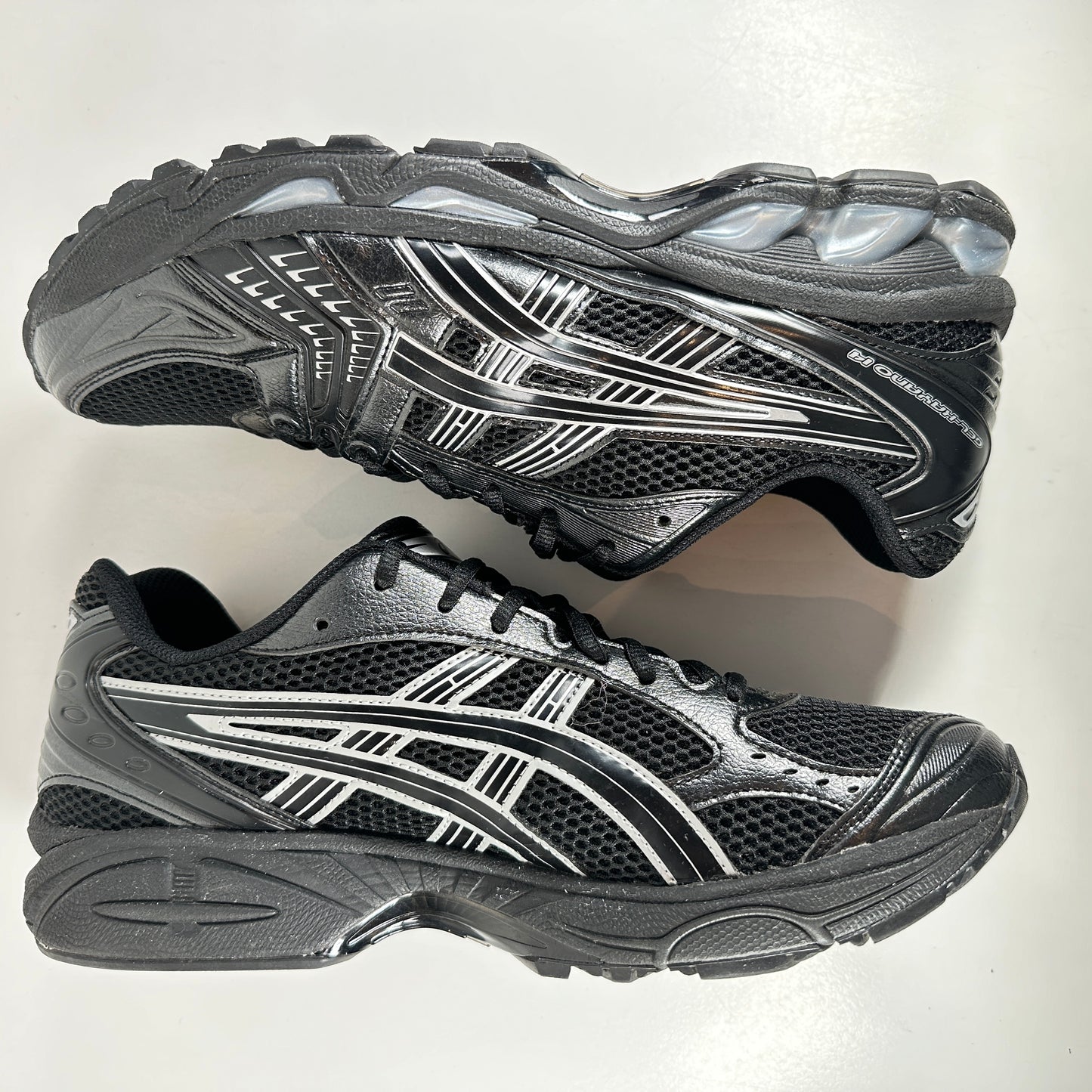 1201A019 006 ASICS Gel-Kayano 14 Black Pure Silver [USED] - 11.5 M (Used)