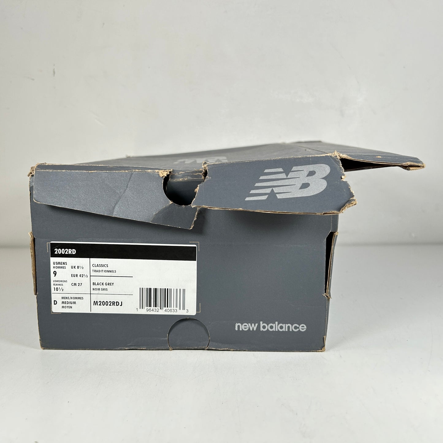 M2002RDJ New Balance 2002R Protection Pack Black Grey [USED] - 9 M (Used)