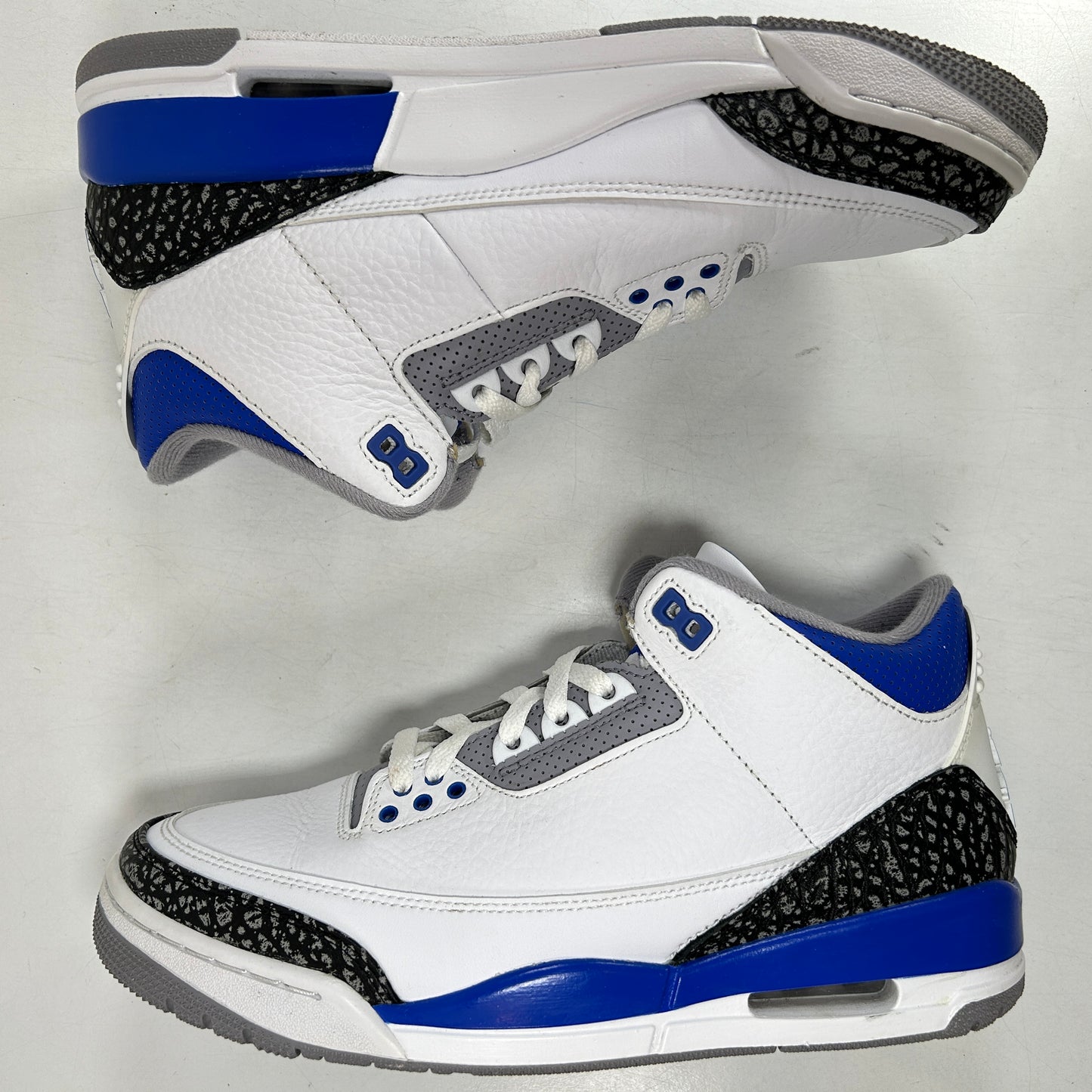 CT8532 145 Jordan 3 Retro Racer Blue [USED] - 8.5 M (Used)