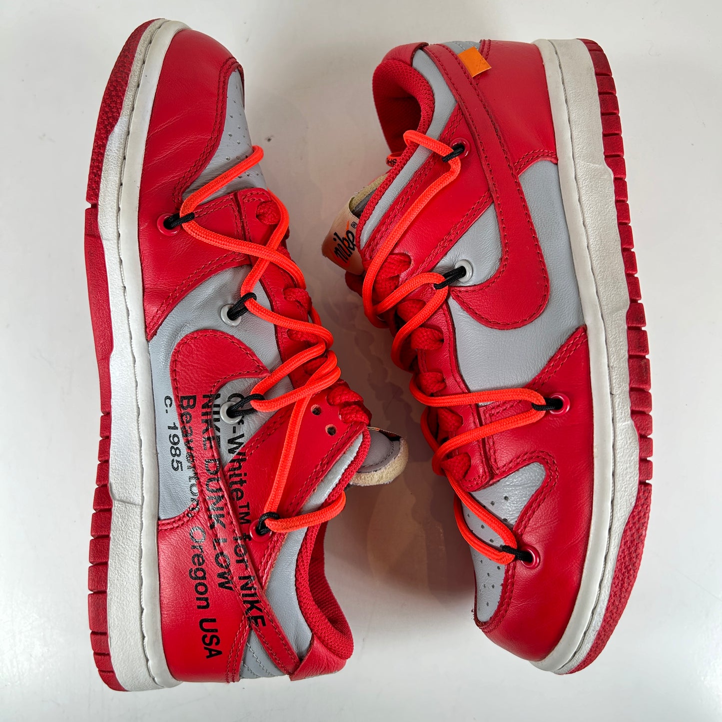CT0856 600 Dunk Low Off-White Red [USED] - 5 M (Used2)