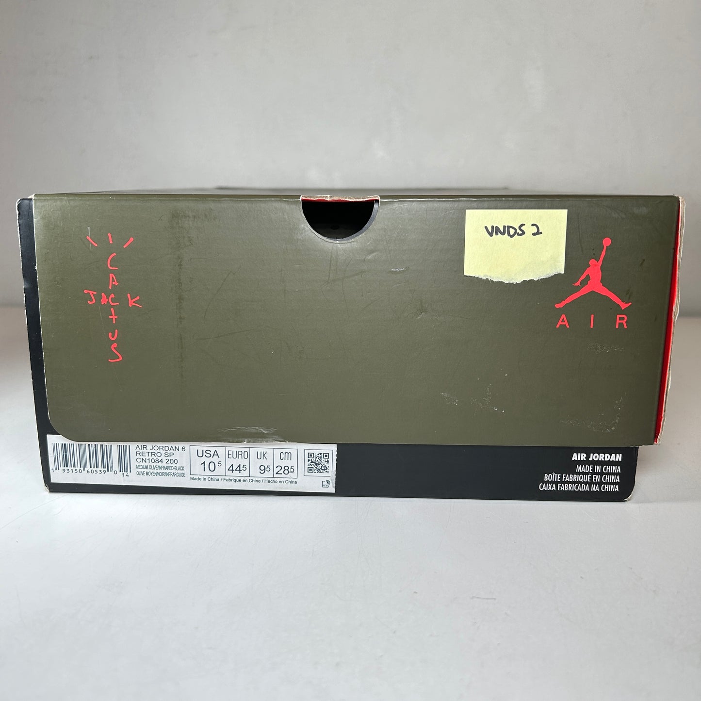 CN1084 200 Jordan 6 Retro Travis Scott [USED] - 10.5 M (VNDS2)