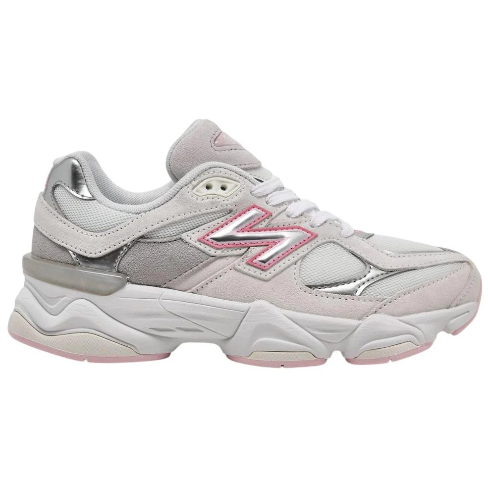 G90607K2 New Balance 9060 Pink Metallic Grey (GS)