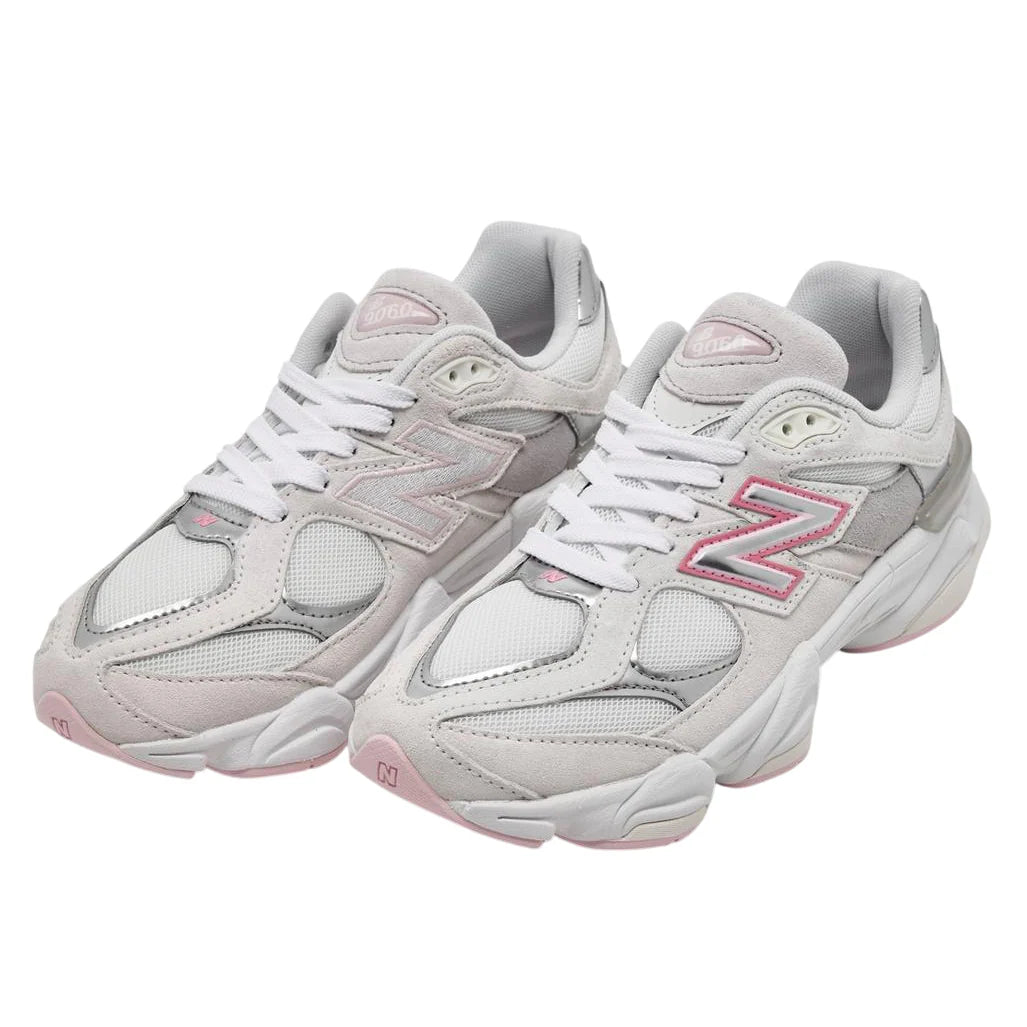 G90607K2 New Balance 9060 Pink Metallic Grey (GS)