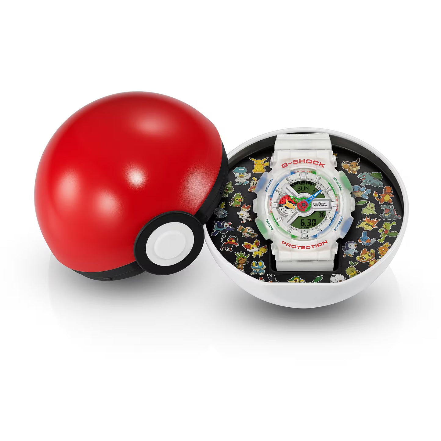 GA110PKM-7A G-SHOCK x Pokemon 30th Anniversary Analog-Digital 110 Series Watch