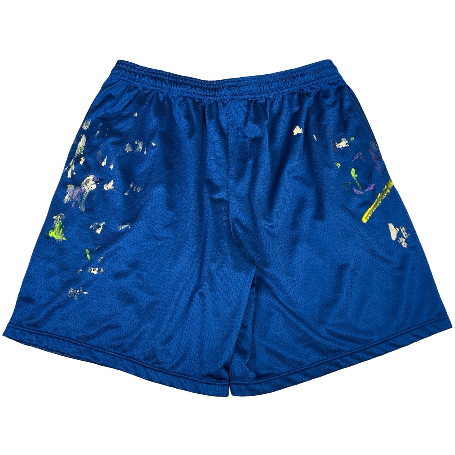 Gallery Dept. French Studio Gym Paint Shorts Blue/White [Used] - XL (Used)