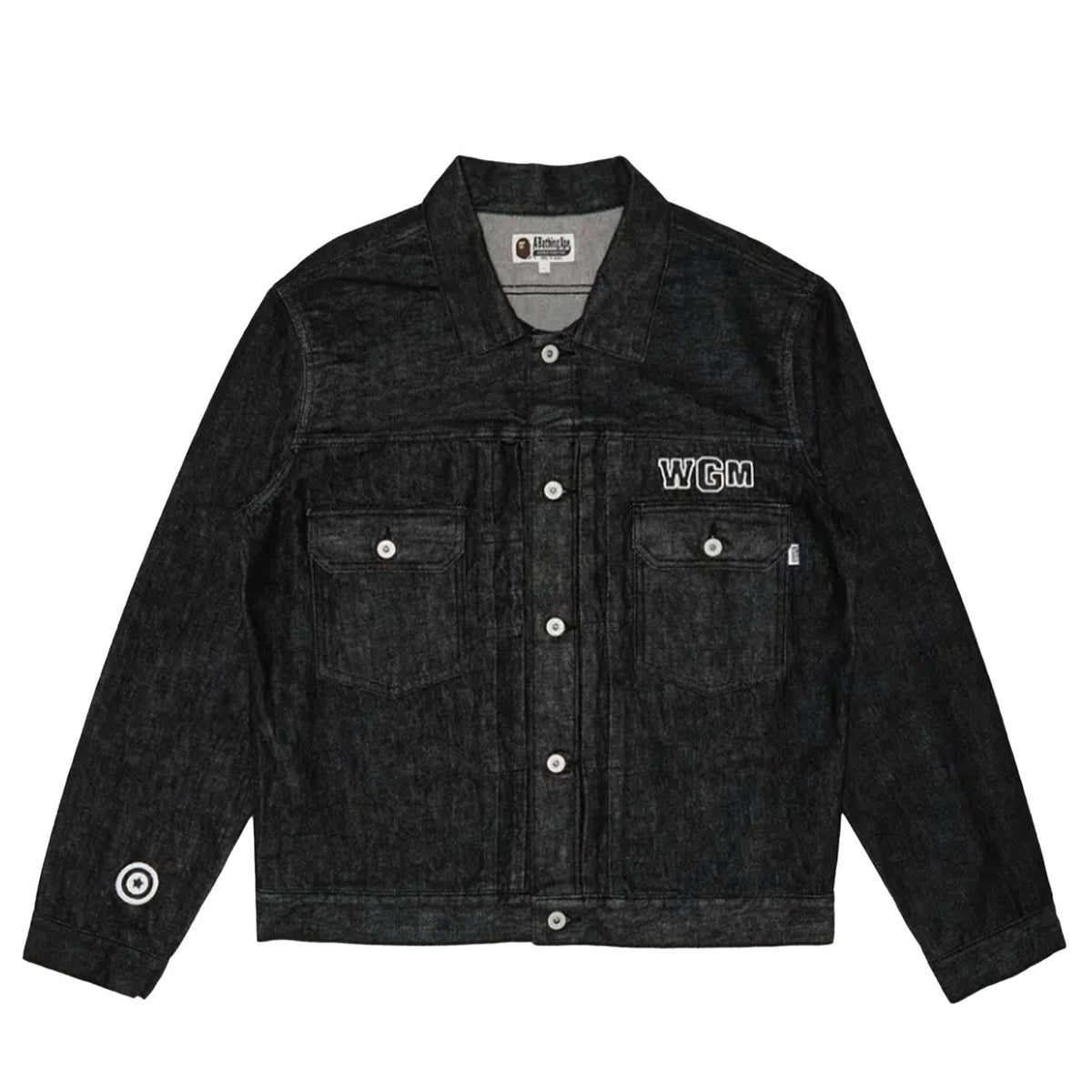 GOAT Exclusive BAPE Pearl Shark Denim Jacket Type-02 'Black'