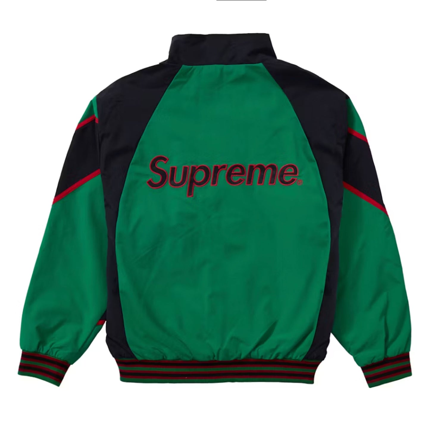 Supreme x New York Yankees Track Jacket Green [USED] - L (Used)