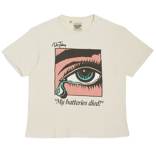 Gallery Dept. Dead Batteries Tee Antique White