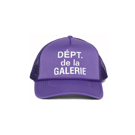 Gallery Dept. French Logo Trucker Hat Flo Purple [USED]