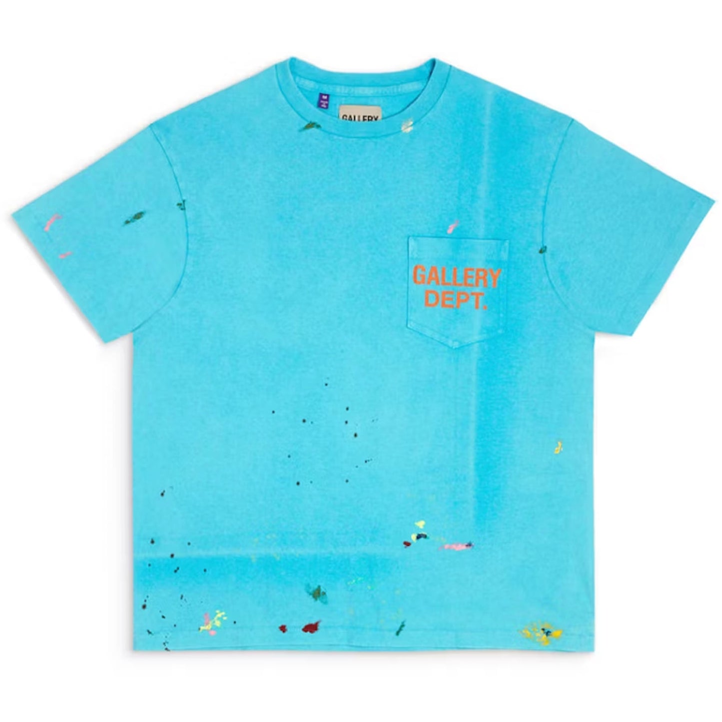 Gallery Dept. Vintage Logo Painted Tee 'Turquoise' [USED] - M (Used)
