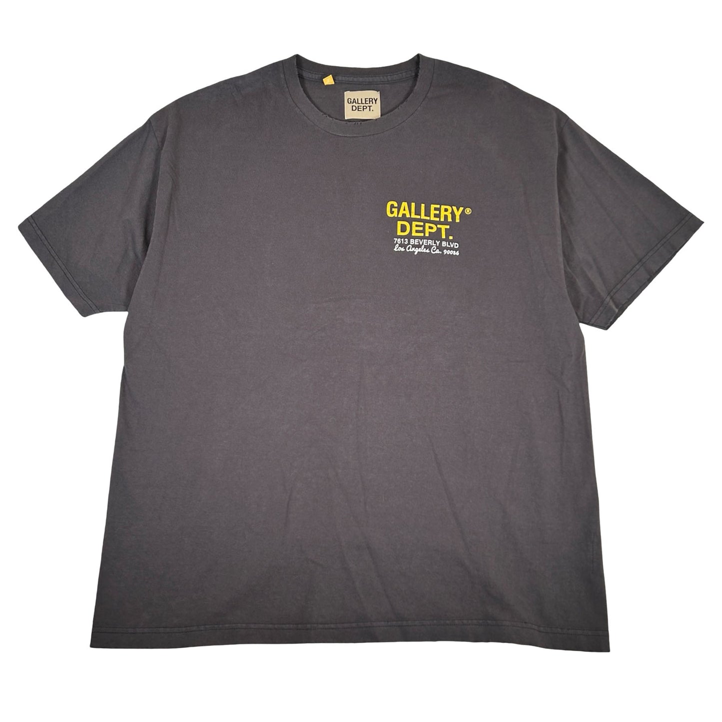 Gallery Dept. Drive Thru Boxy Fit T-shirt Black Black [USED] - L (Used)