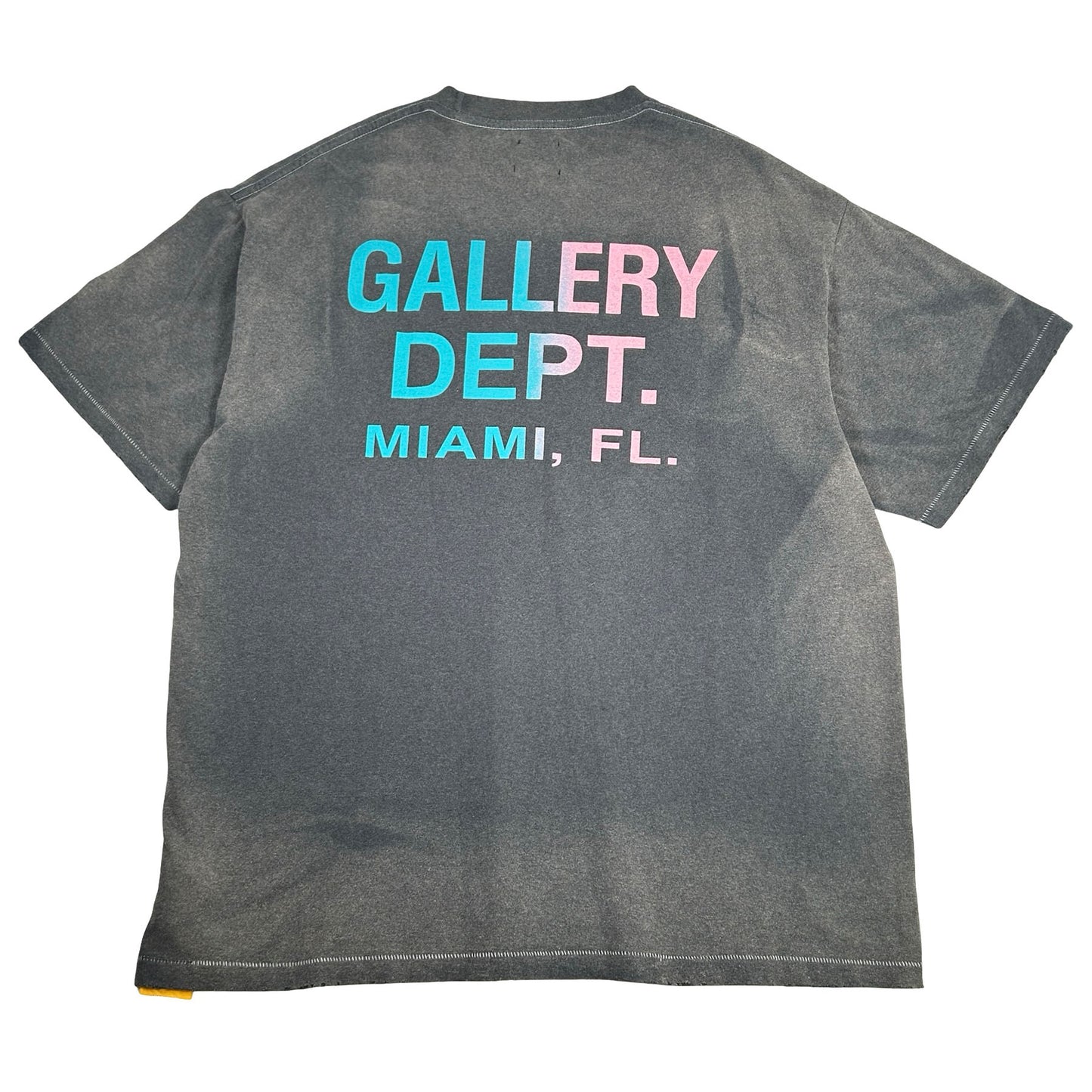 Gallery Dept. Miami Boardwalk Tee Black [USED] - XL (Used)