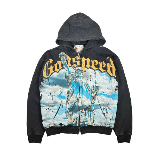 Godspeed Chrome Liberty Zip Hoodie [USED] - L (Used)