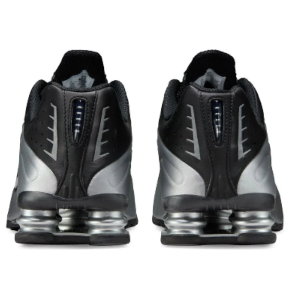 HQ1988 007 Nike Shox R4 Metallic Silver Black