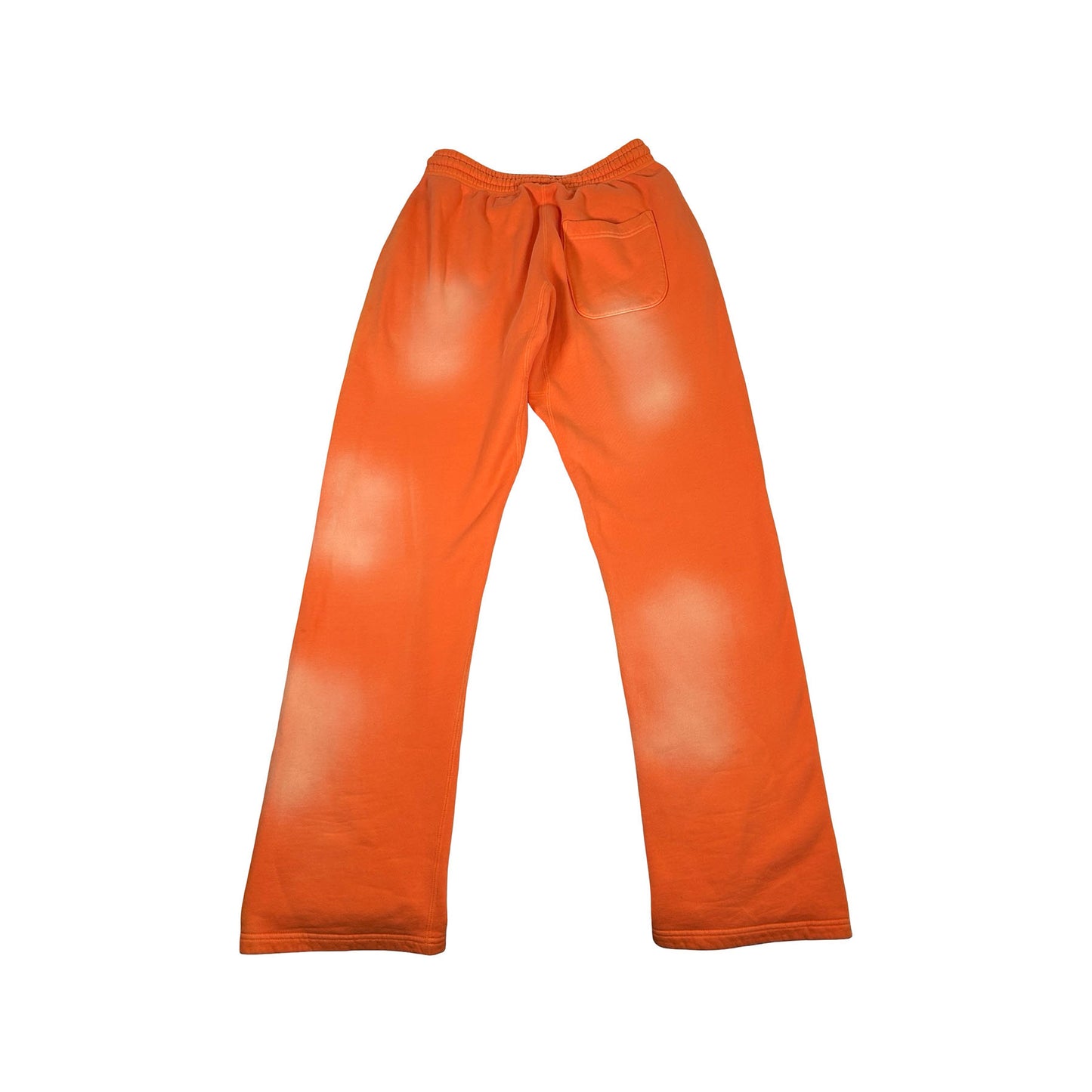 Hellstar Fire Orange Flare Bottom Sweatpants Orange Dye [USED] - M (Used2)