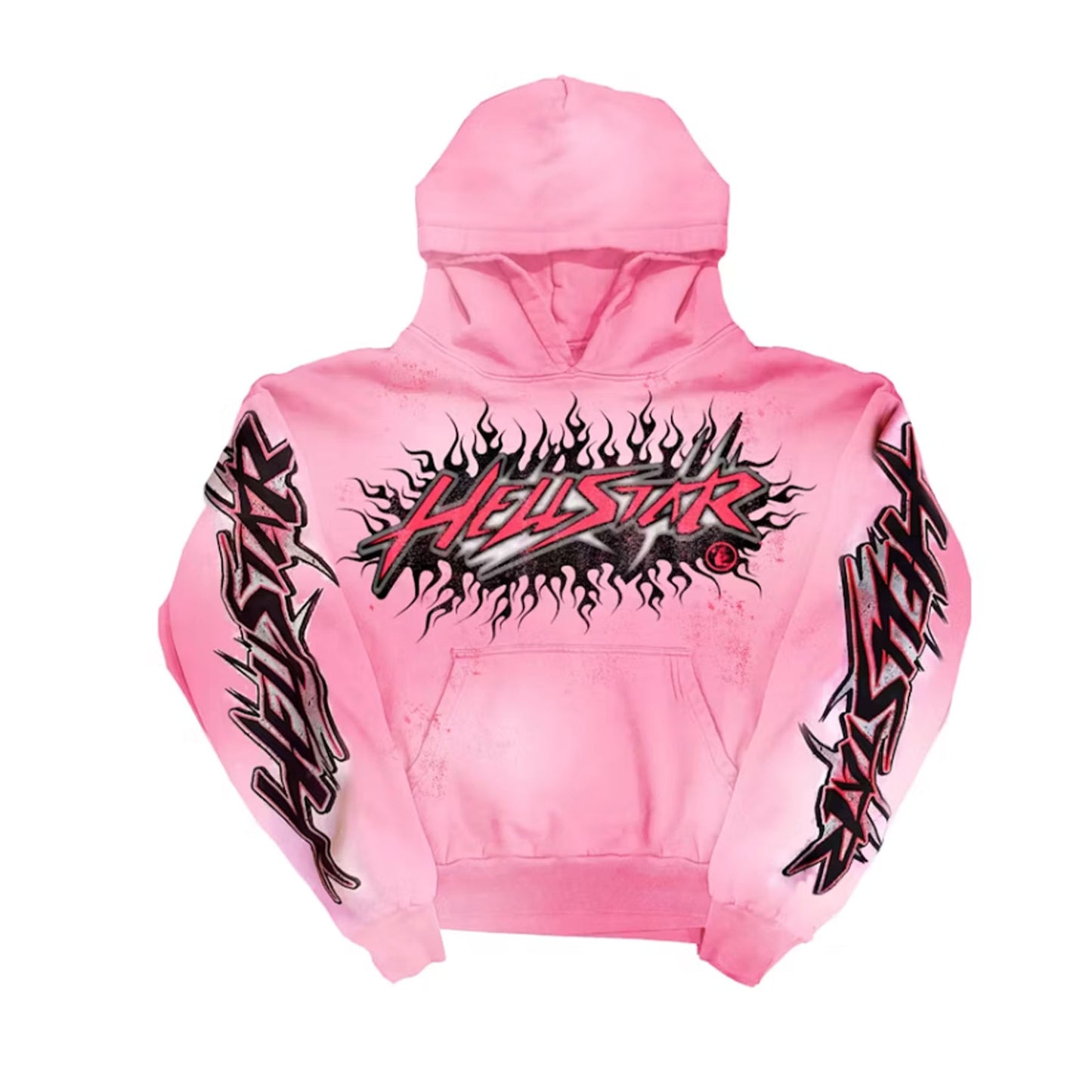 Hellstar Brainwashed Without Brain Hoodie Pink [USED] - M (Used)