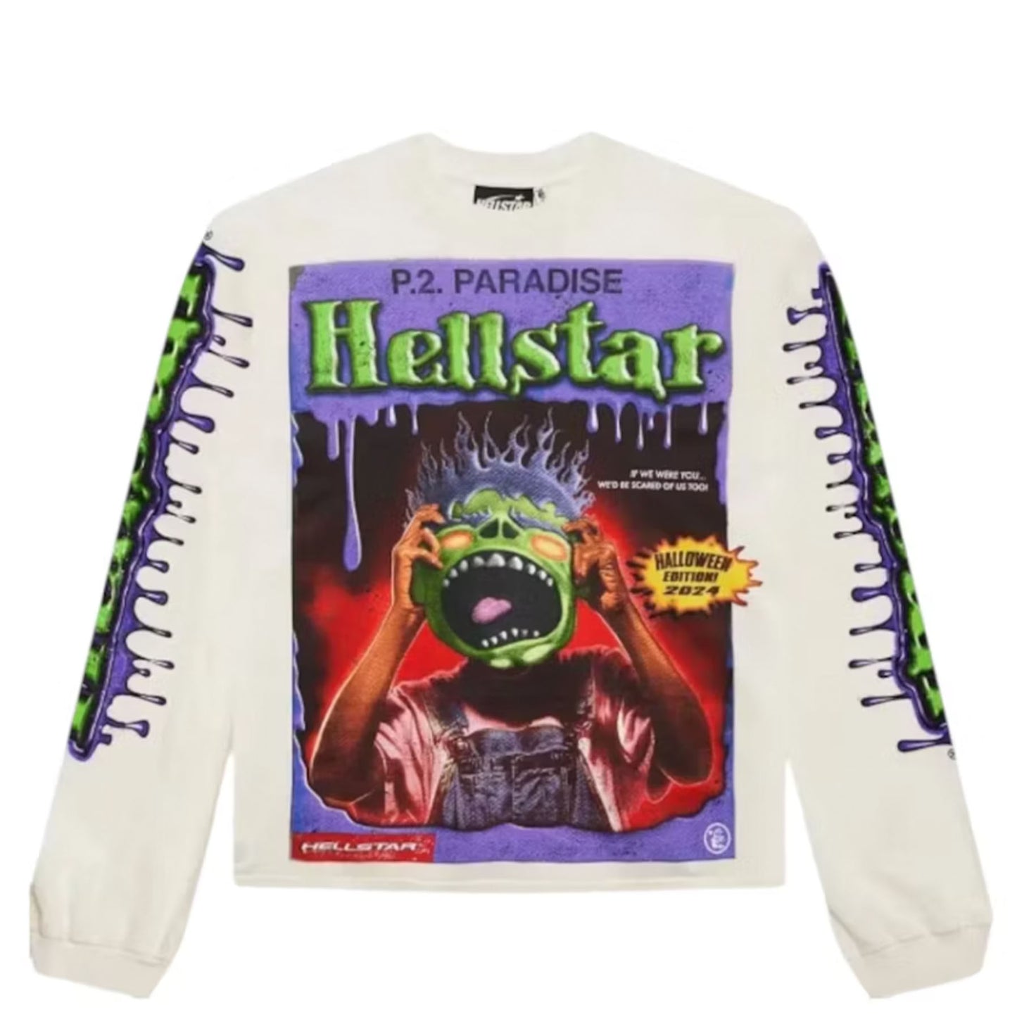 Hellstar Hellstar Zombie Longsleeve T-shirt White