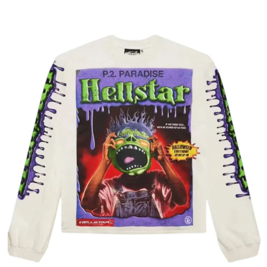 Hellstar Hellstar Zombie Longsleeve T-shirt White