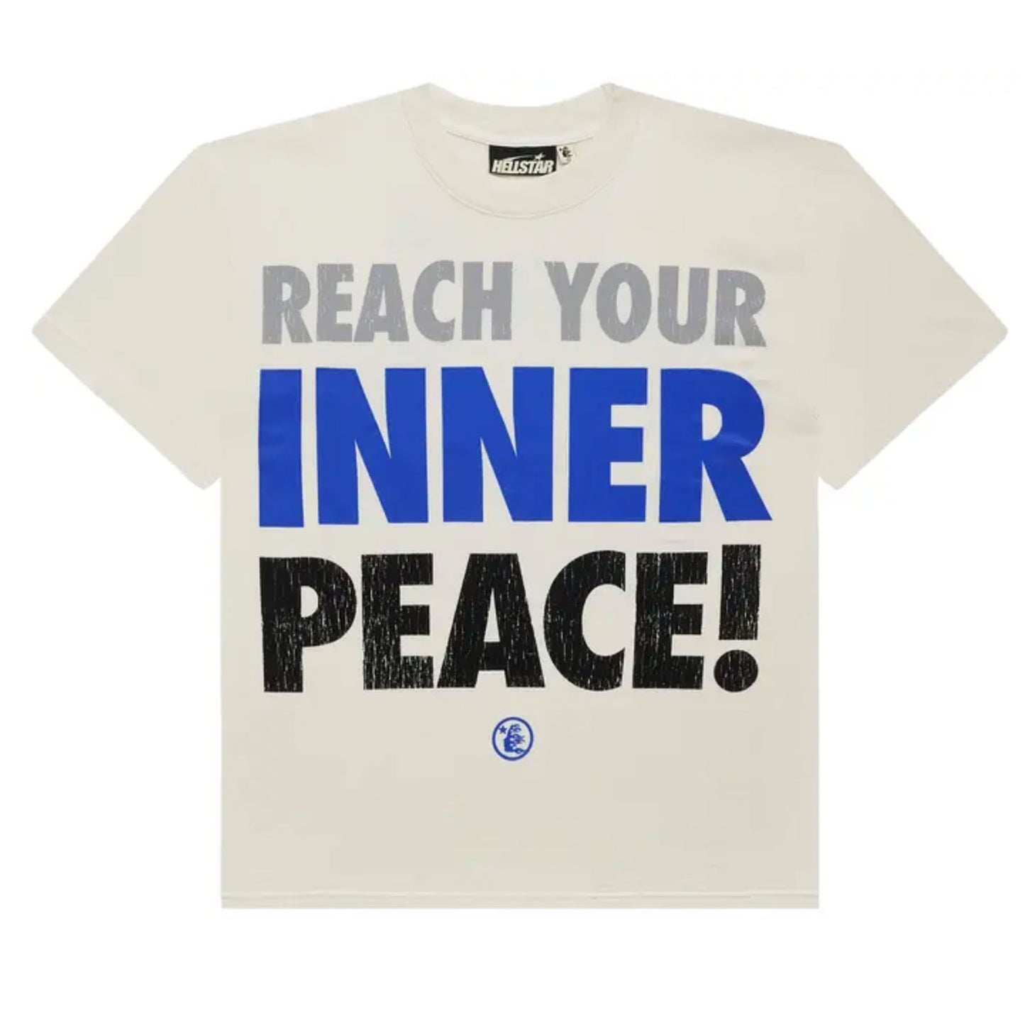 Hellstar Inner Peace T-Shirt Blue/White