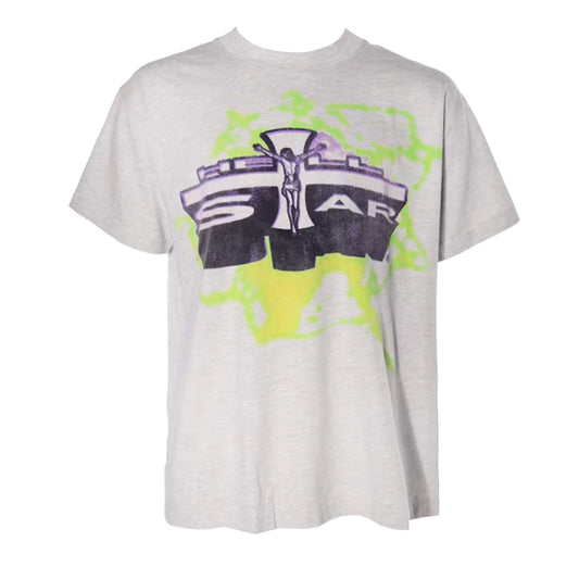 Hellstar Jesus T-Shirt Grey