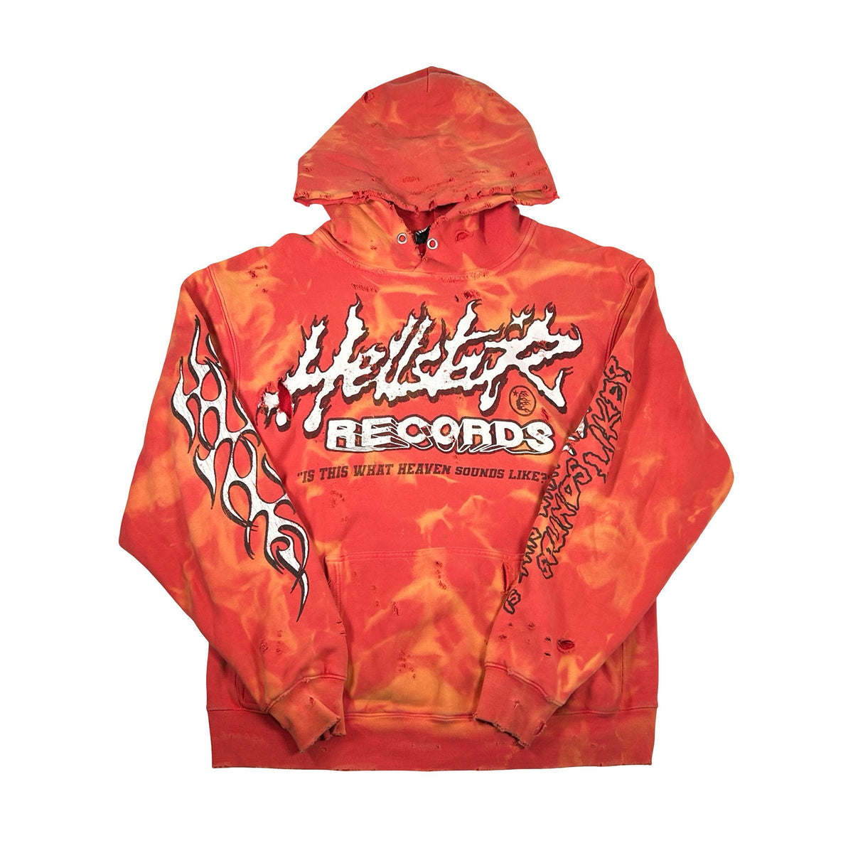 Hellstar Records Lava Hoodie Red [USED] - L (Used)