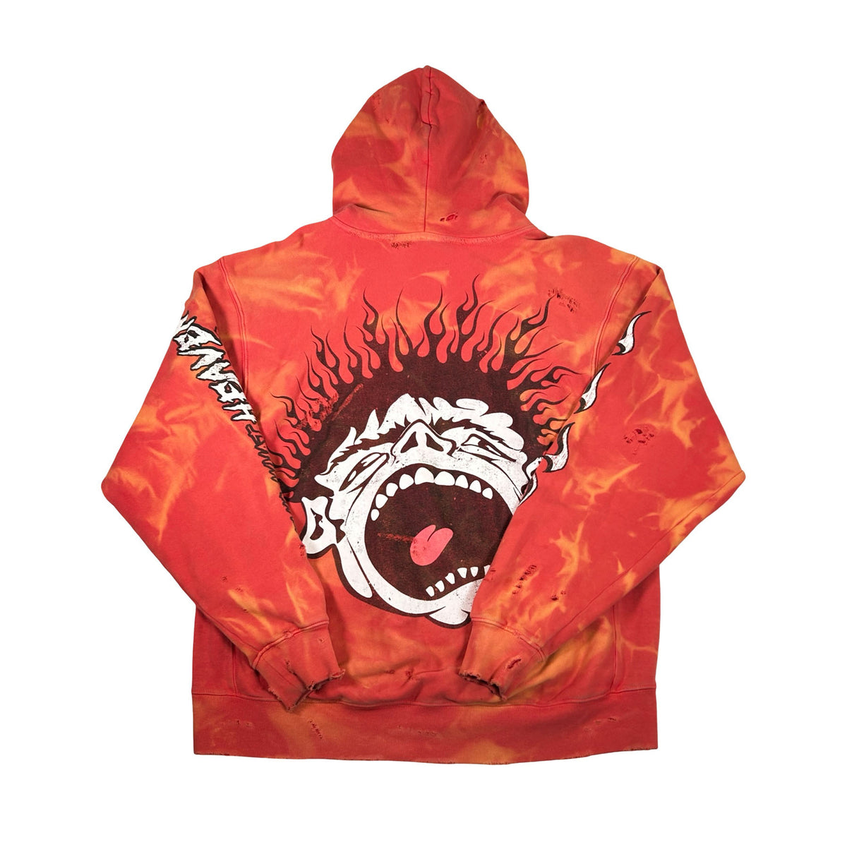 Hellstar Records Lava Hoodie Red [USED] - L (Used)