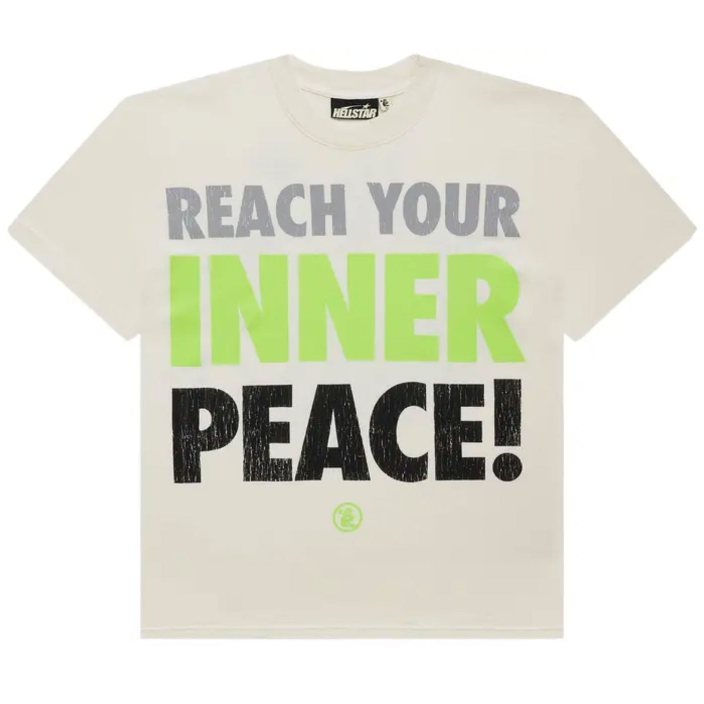 Hellstar Peace T-Shirt Green/White