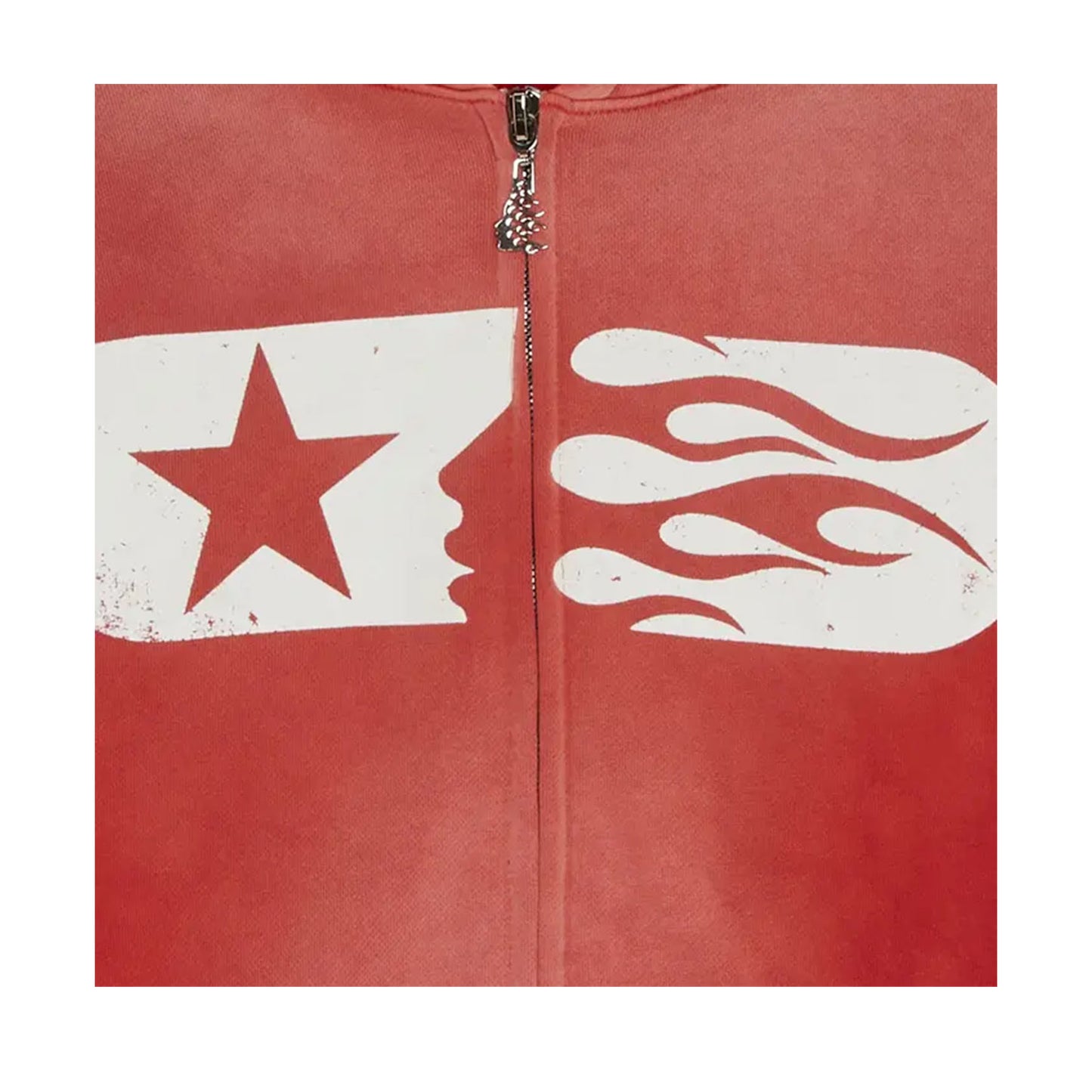 Hellstar Studios Zip Hoodie Red