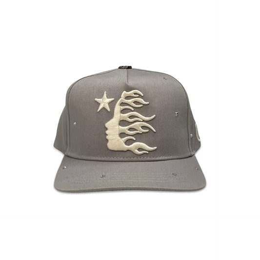 Hellstar OG Logo Rhinestone Cap Grey