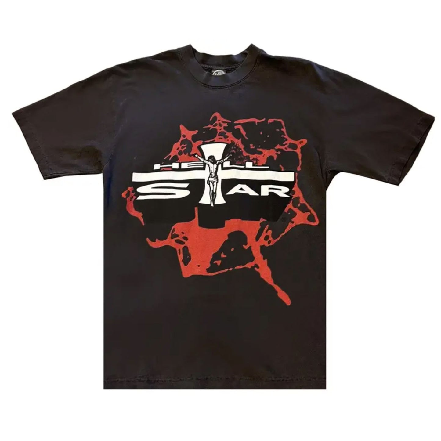 Hellstar Studios Jesus Emblem Tee 'Red' [USED] - XS (Used)