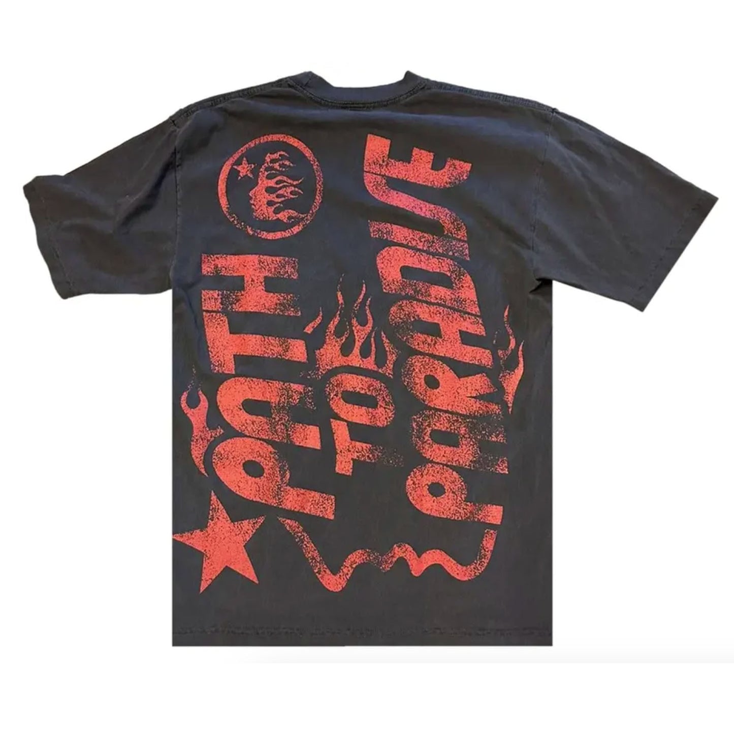 Hellstar Studios Jesus Emblem Tee 'Red' [USED] - XS (Used)