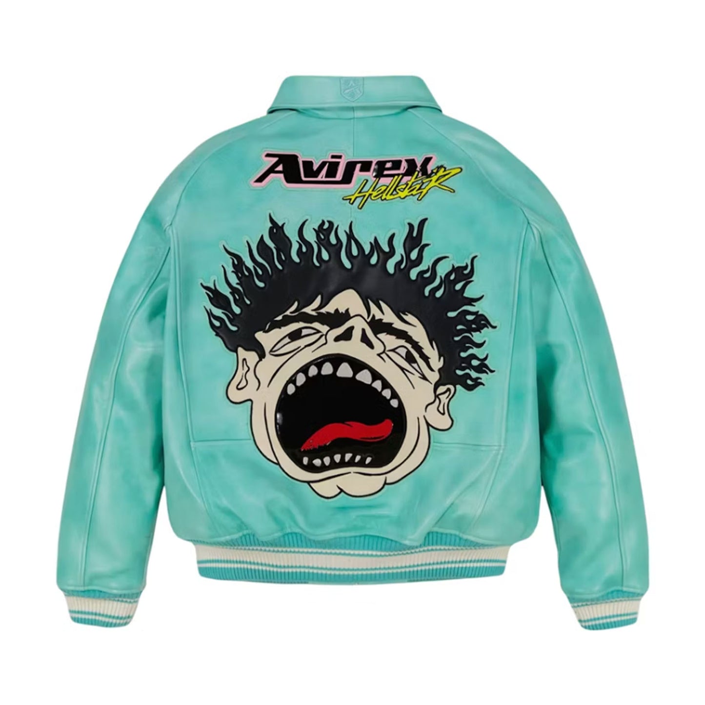 Hellstar x Avirex Jacket Turquoise [USED] - XL (Used)