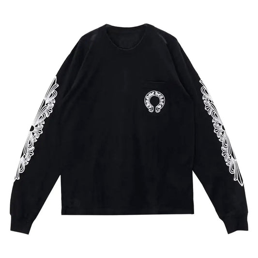 Chrome Hearts Horseshoe Crewneck Black