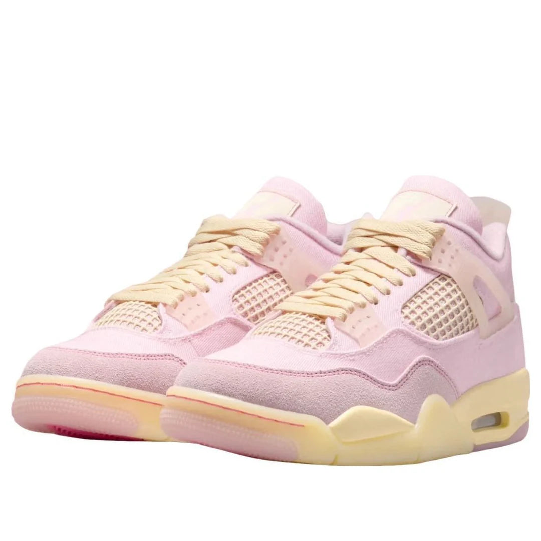 IB6716 600 Jordan 4 Retro Iced Carmine (Women's)