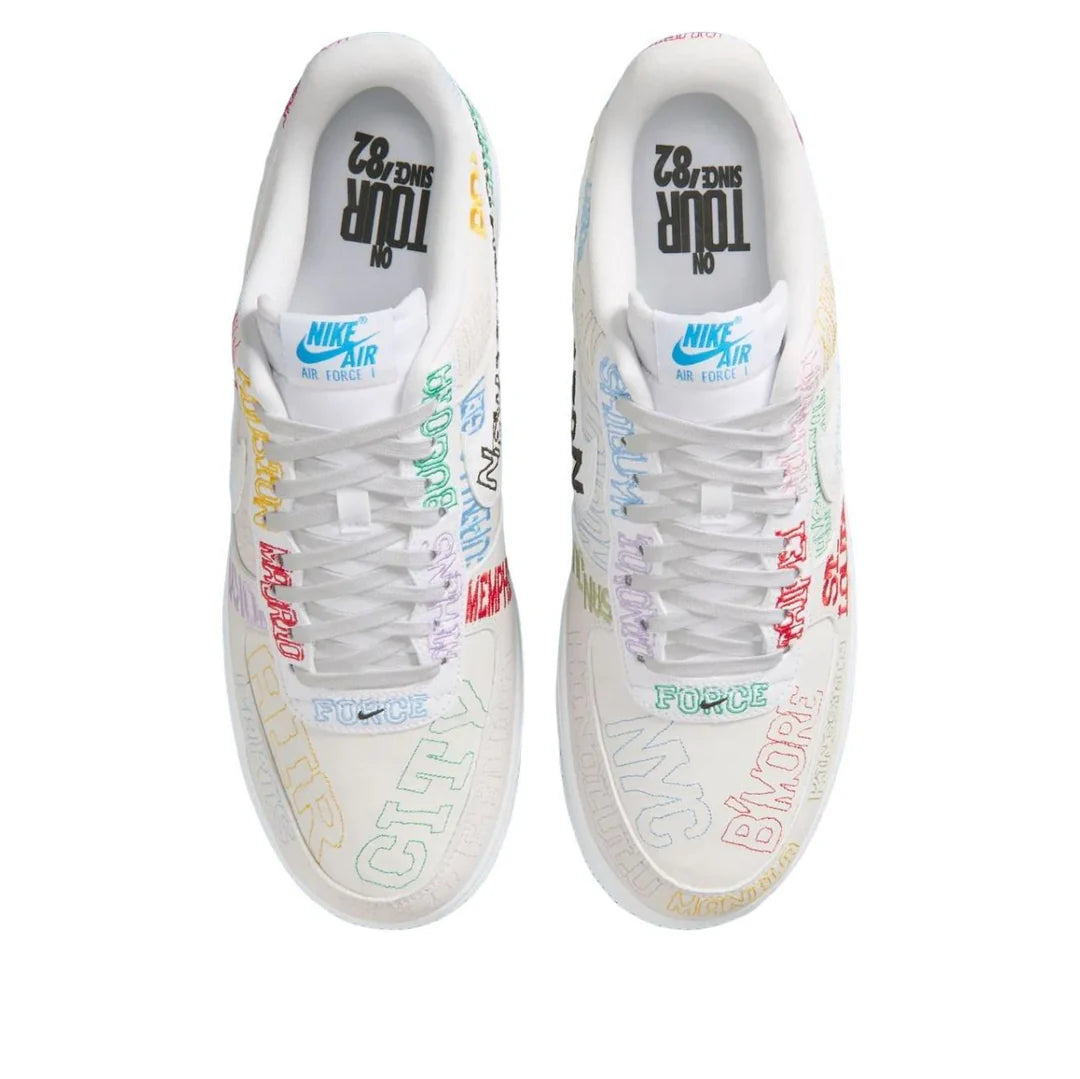II1549 100 Nike Air Force 1 Low World Tour White