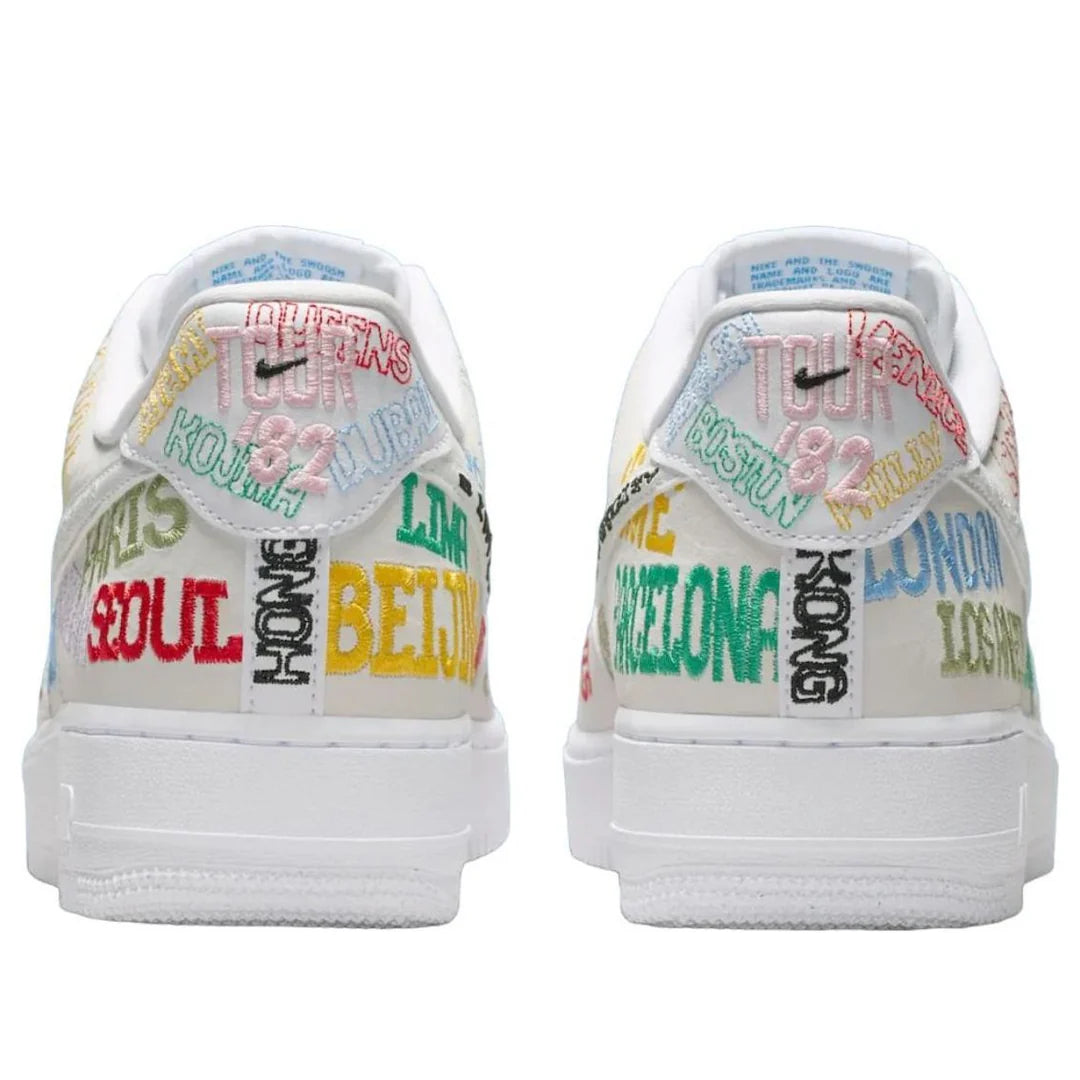 II1549 100 Nike Air Force 1 Low World Tour White
