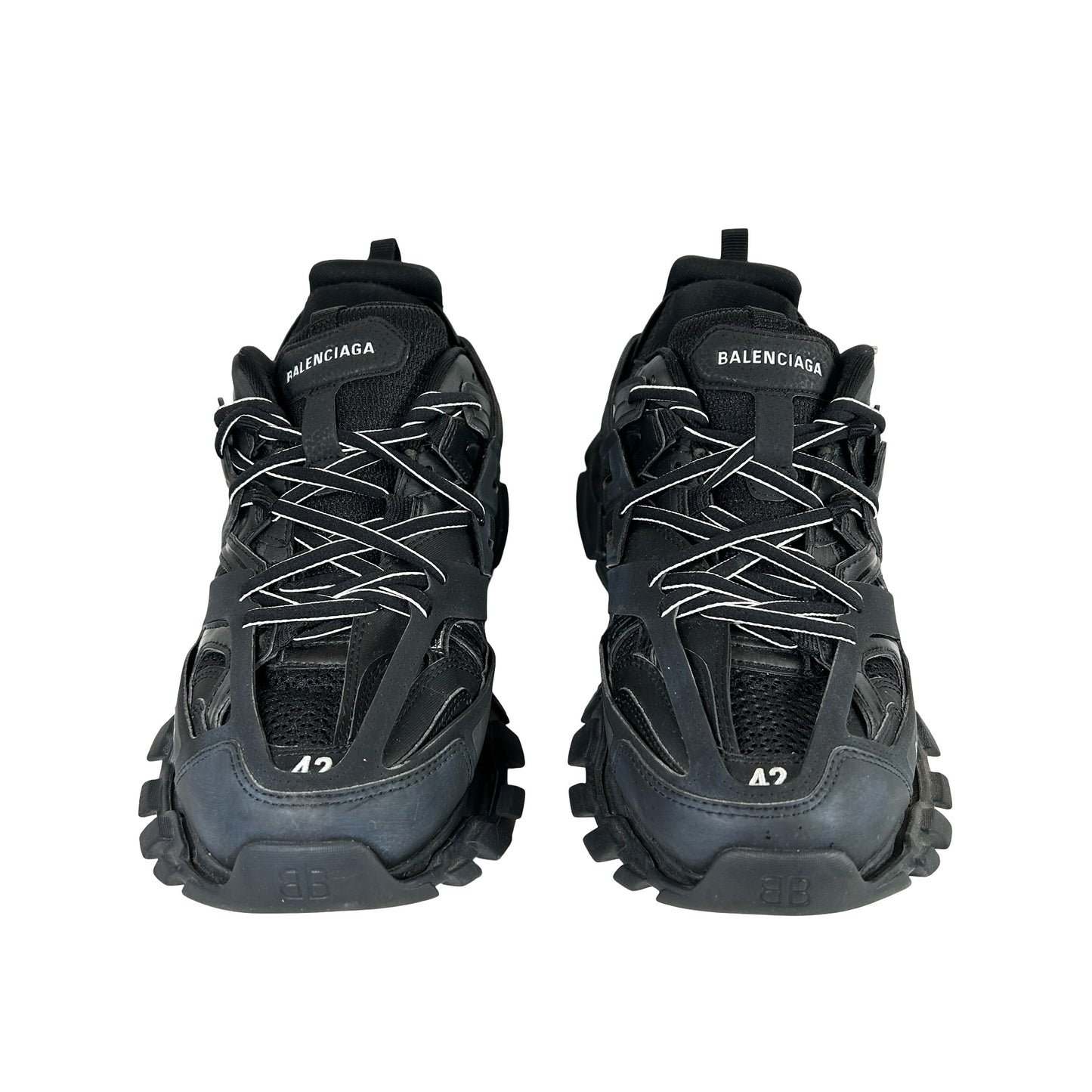 542023 W1GB1 1000 Balenciaga Track Black [USED] - 42 EU / 9 M (Used) (No Box)