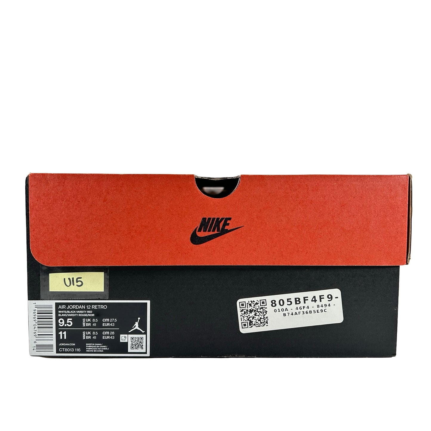 CT8013 116 Jordan 12 Retro Cherry (2023) [USED] - 9.5 M (Used15)