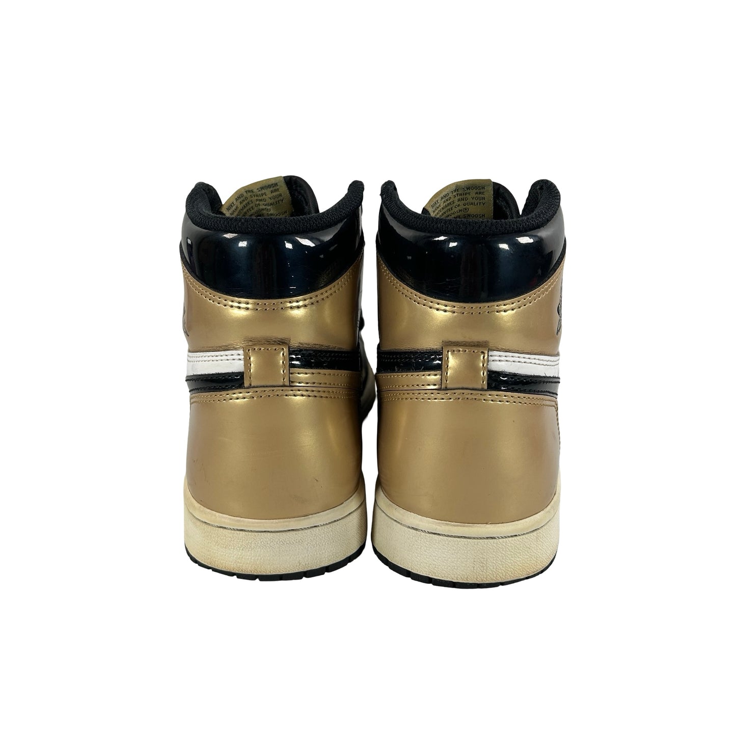 861428 007 Jordan 1 Retro High NRG Patent Gold Toe [USED] - 8 M (Used)