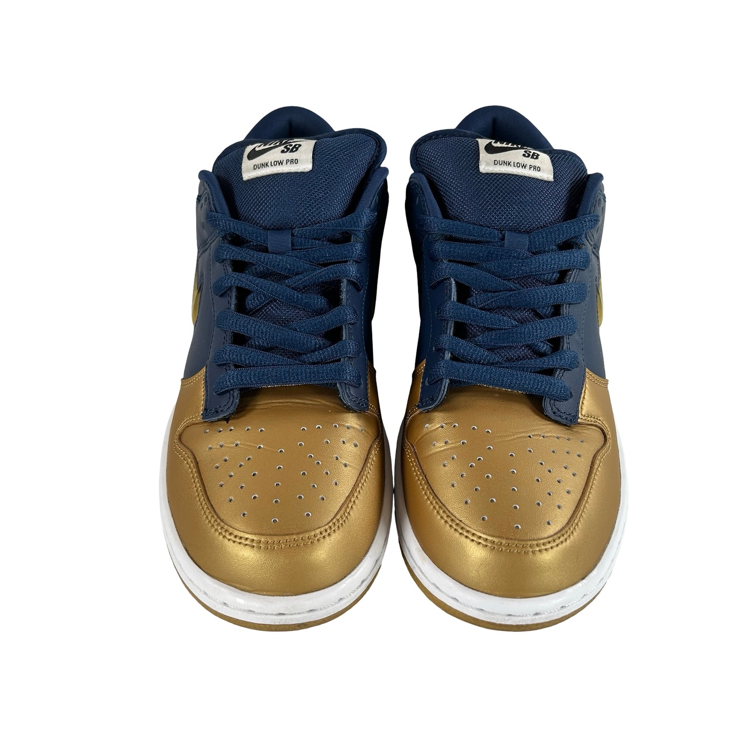 CK3480 700 Nike SB Dunk Low Supreme Jewel Swoosh Gold [USED] - 8.5 M (Used)