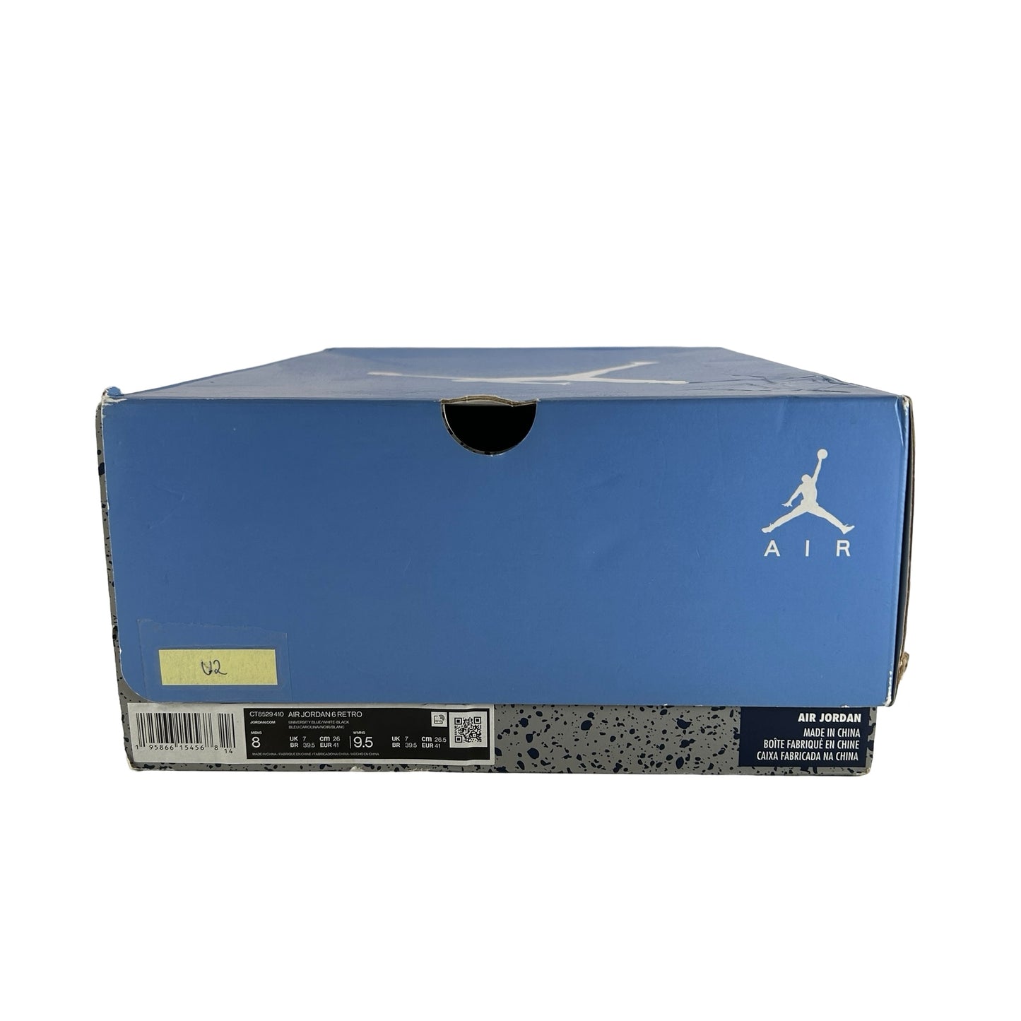 CT8529 410 Jordan 6 Retro UNC White [USED] - 8 M (Used2)