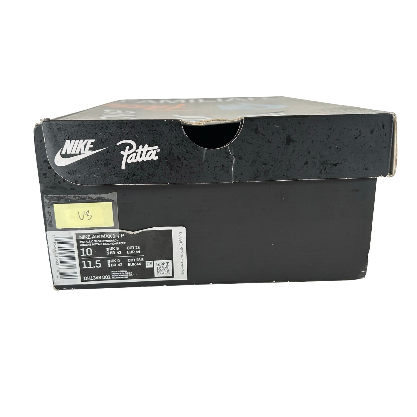 DH1348 001 Nike Air Max 1 Patta Waves Monarch [USED] - 10 M (Used3)