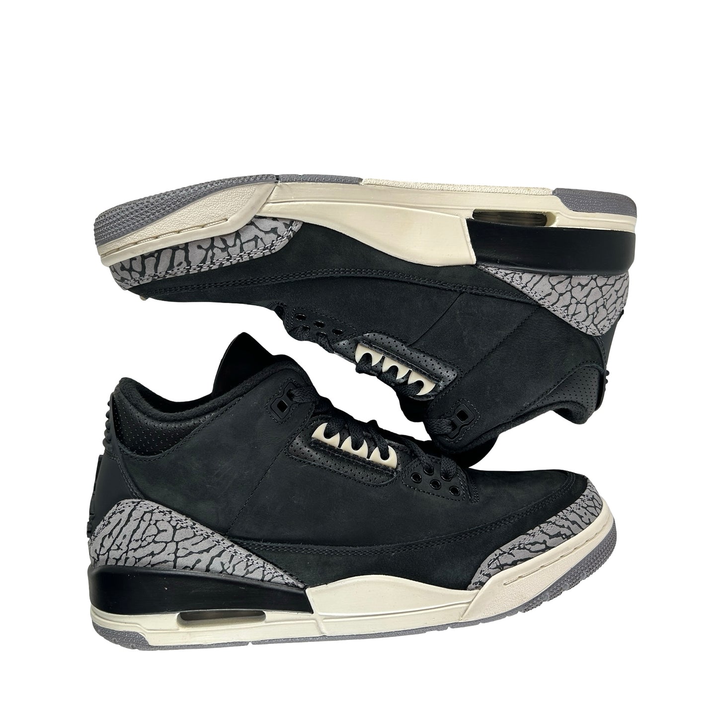 CK9246 001 Jordan 3 Retro Off Noir (Women's) [USED] - 10 W (Used2)