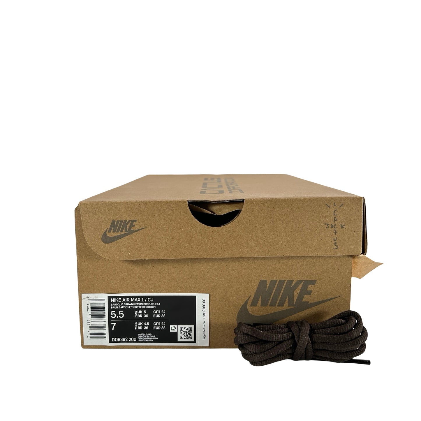 DO9392 200 Nike Air Max 1 Travis Scott Brown [USED] - 5.5 M (Used)
