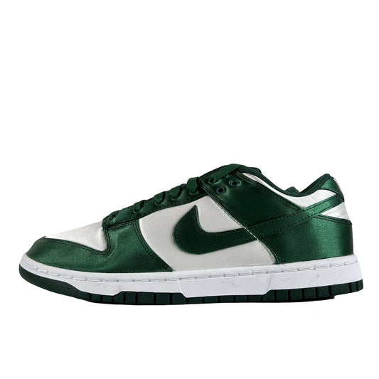 DX5931 100 Nike Dunk Low Michigan State Satin (Women's) [CONDITIONAL] - 10 W (Glue Stain)