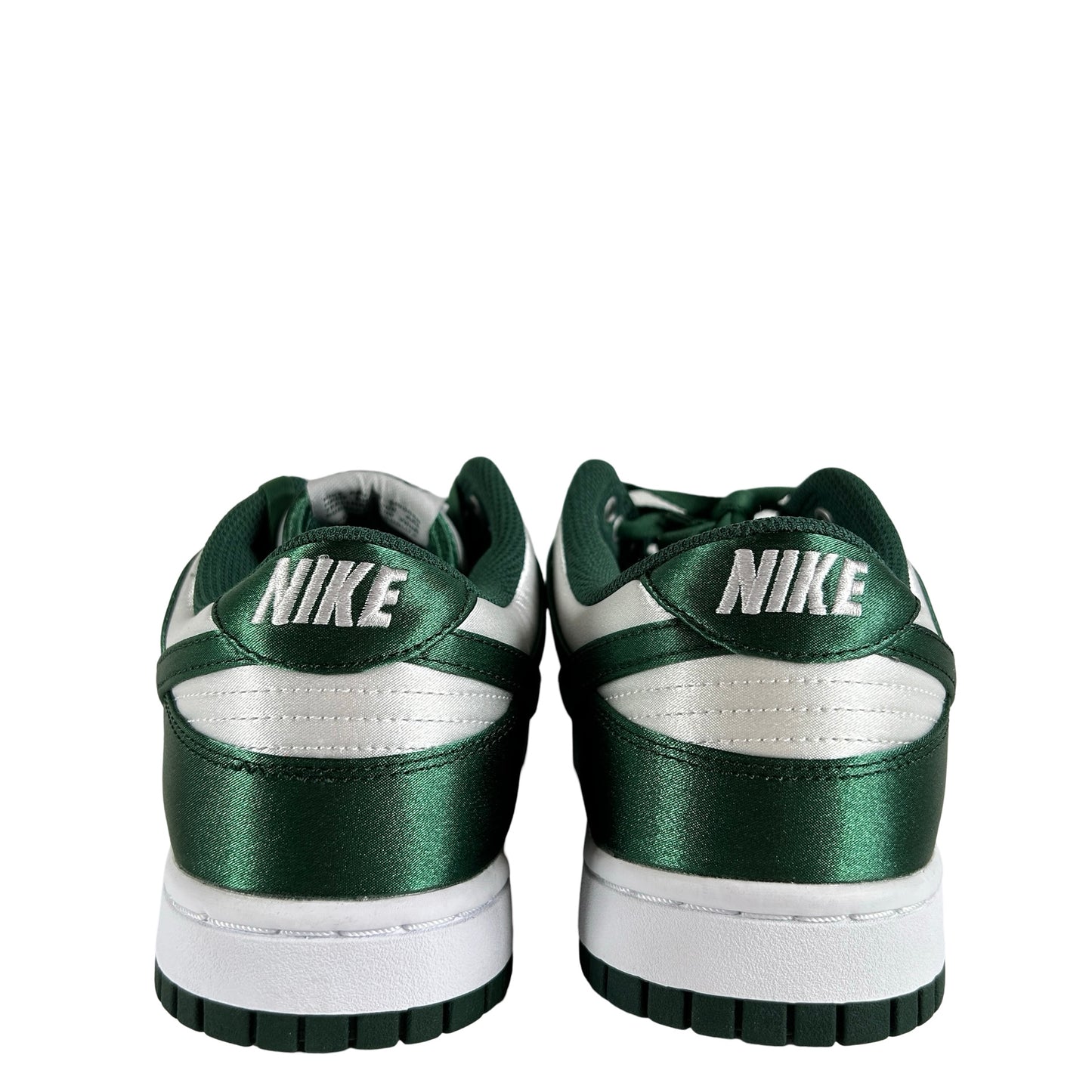 DX5931 100 Nike Dunk Low Michigan State Satin (Women's) [CONDITIONAL] - 10 W (Glue Stain)