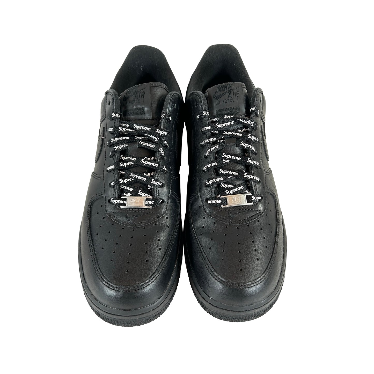 CU9225 001 Air Force 1 Low Supreme Black [USED] - 10 M (Used4)