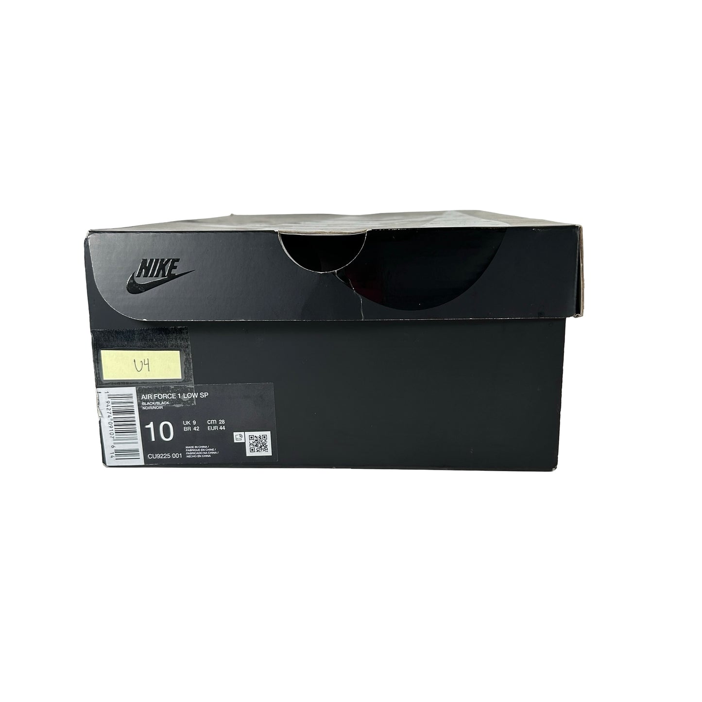 CU9225 001 Air Force 1 Low Supreme Black [USED] - 10 M (Used4)